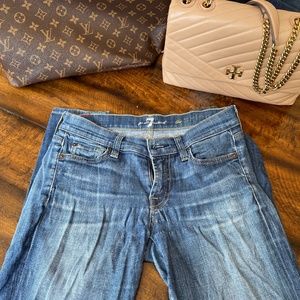 7 For All Mankind Jeans - The Skinny - Light Wash - Size 26